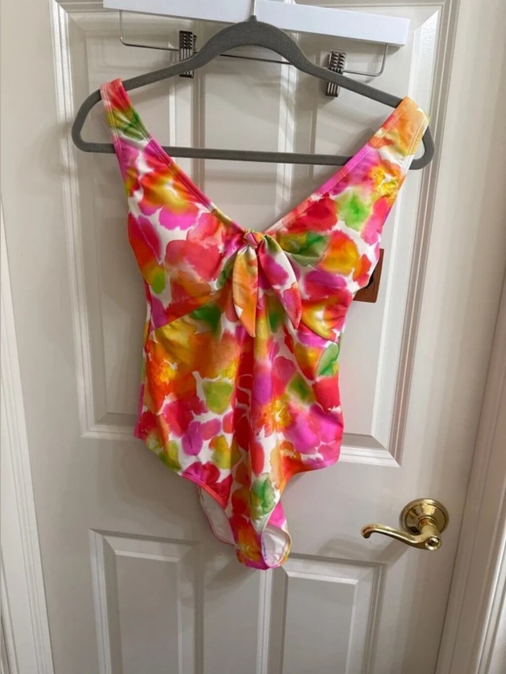 Shade & Shore Hot Pink Crochet Halter Bikini Set